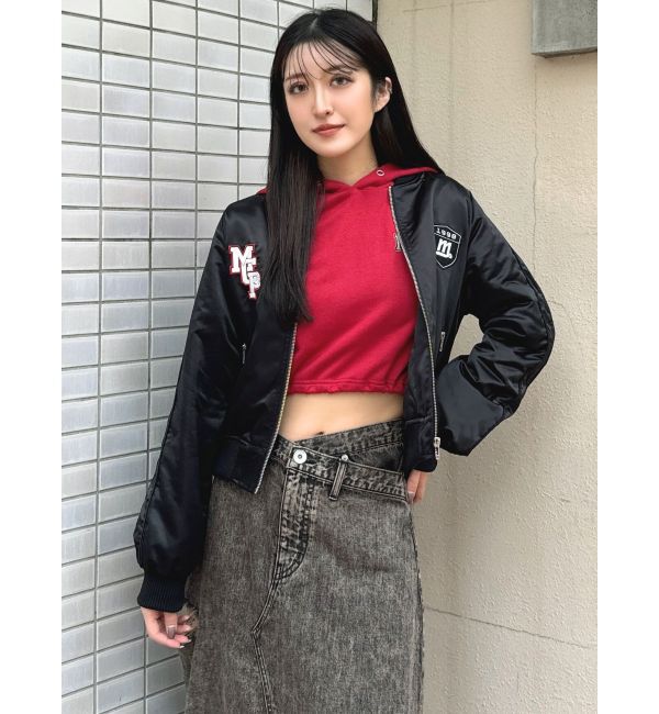 GYDA「【みちょぱコラボ】MCPスピンドルショートスウェットパーカー」|パーカー|