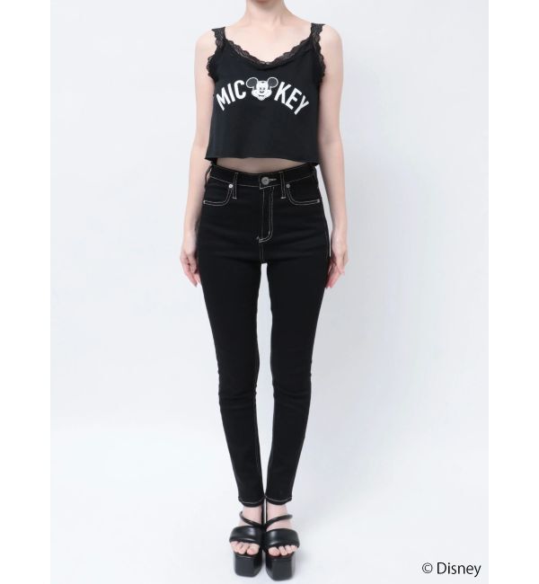 GYDA「Mickey Mouse / レースデザインタンクトップ」|タンクトップ|