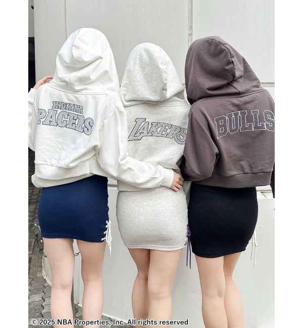 GYDA「NBA STONEスウェットショートパーカー」|パーカー|