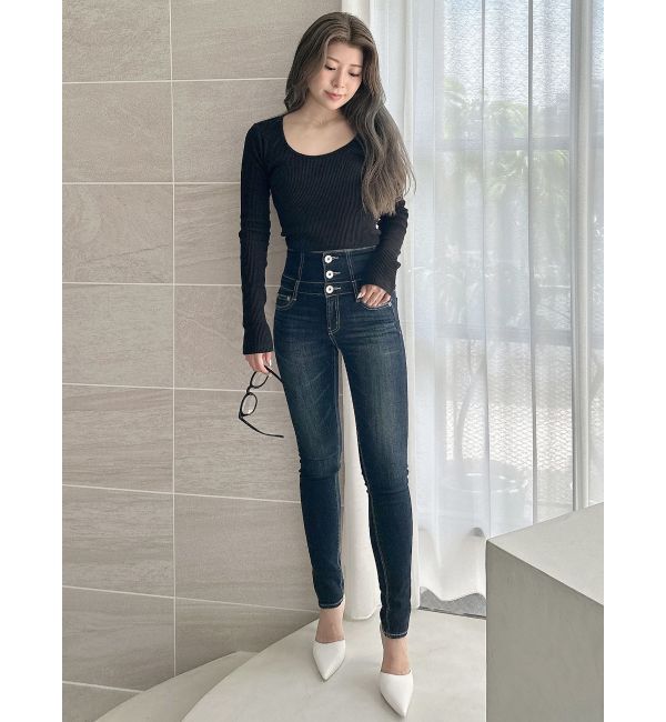 GYDA「レオパードBACKリボンテレコロンＴ」|Tシャツ・カットソー|