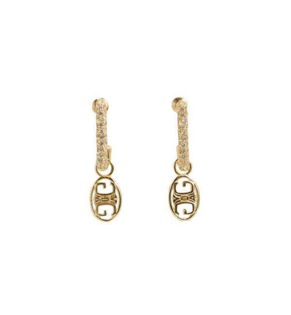 GYDA「JEYSUS SymmetryGYDA ラインストーンピアス」|ピアス|