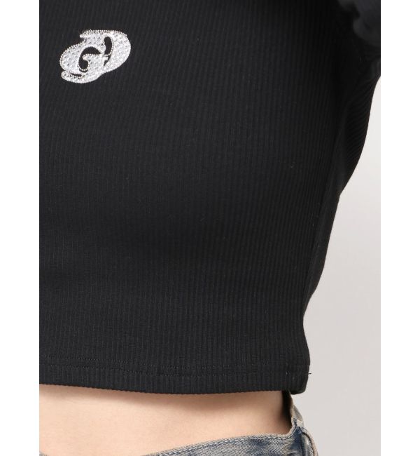 GYDA「GDロゴラインストーンテレコトップス」|Tシャツ・カットソー|