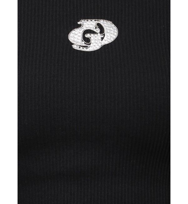 GYDA「GDロゴラインストーンテレコトップス」|Tシャツ・カットソー|