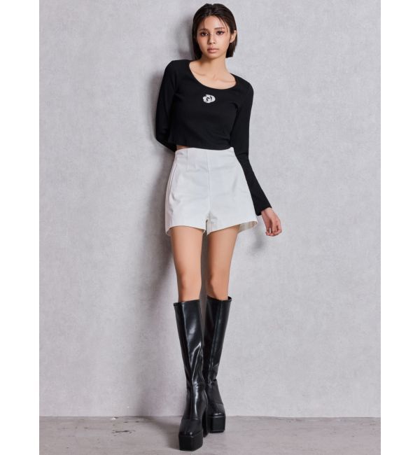 GYDA「GDロゴラインストーンテレコトップス」|Tシャツ・カットソー|