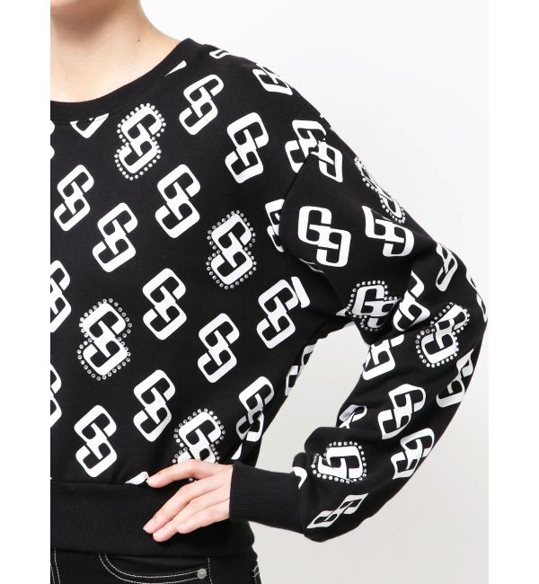 GYDA「GG pattern bijouスウェットトップス」|スウェット・ジャージ|