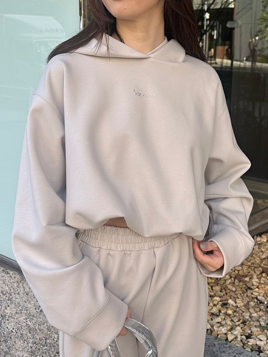 emmi atelier「【IPSA/emmi】ダンボールフーディートップス」|Tシャツ・カットソー|