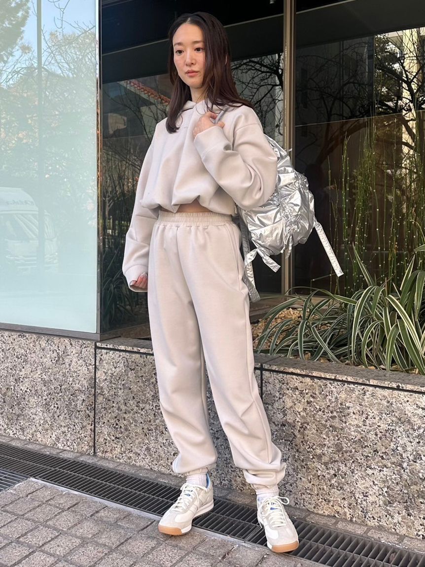 emmi atelier「【IPSA/emmi】ダンボールフーディートップス」|Tシャツ・カットソー|