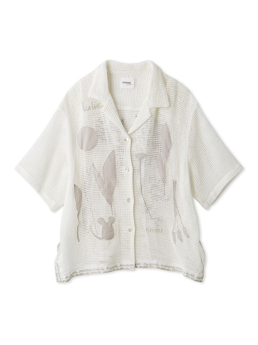 emmi atelier「【emmi&times;Leo Lionni】 メッシュシャツ」|シャツ・ブラウス|
