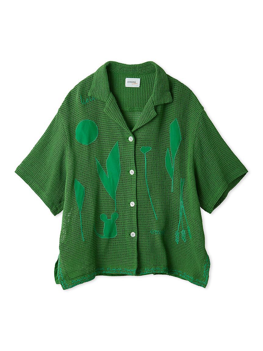emmi atelier「【emmi&times;Leo Lionni】 メッシュシャツ」|シャツ・ブラウス|