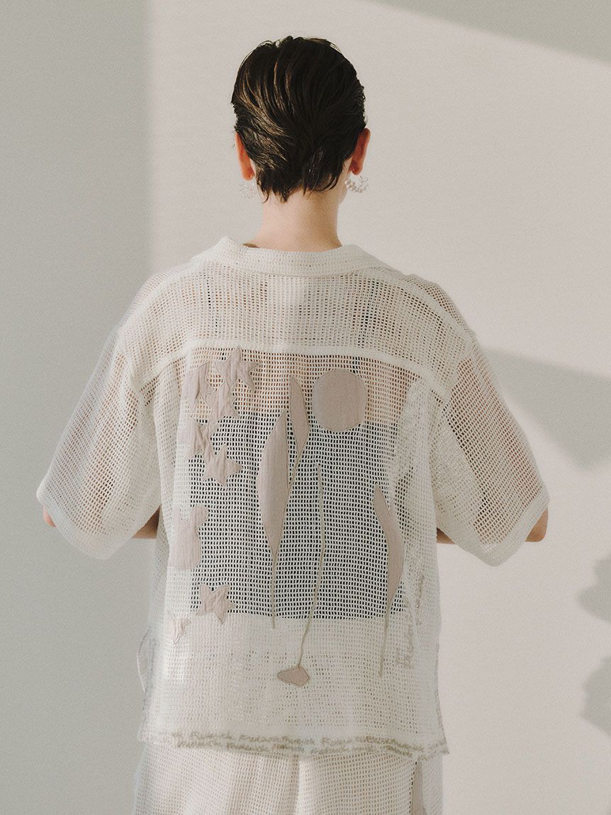 emmi atelier「【emmi&times;Leo Lionni】 メッシュシャツ」|シャツ・ブラウス|