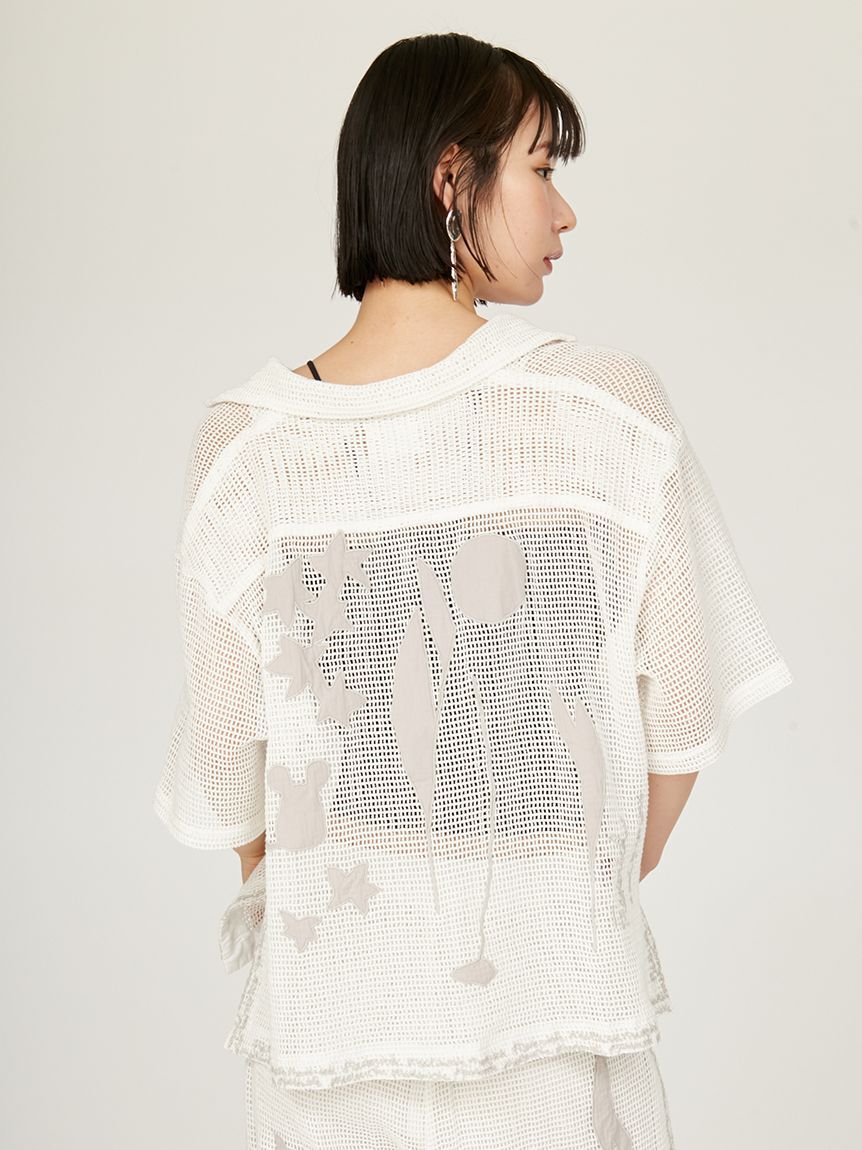 emmi atelier「【emmi&times;Leo Lionni】 メッシュシャツ」|シャツ・ブラウス|