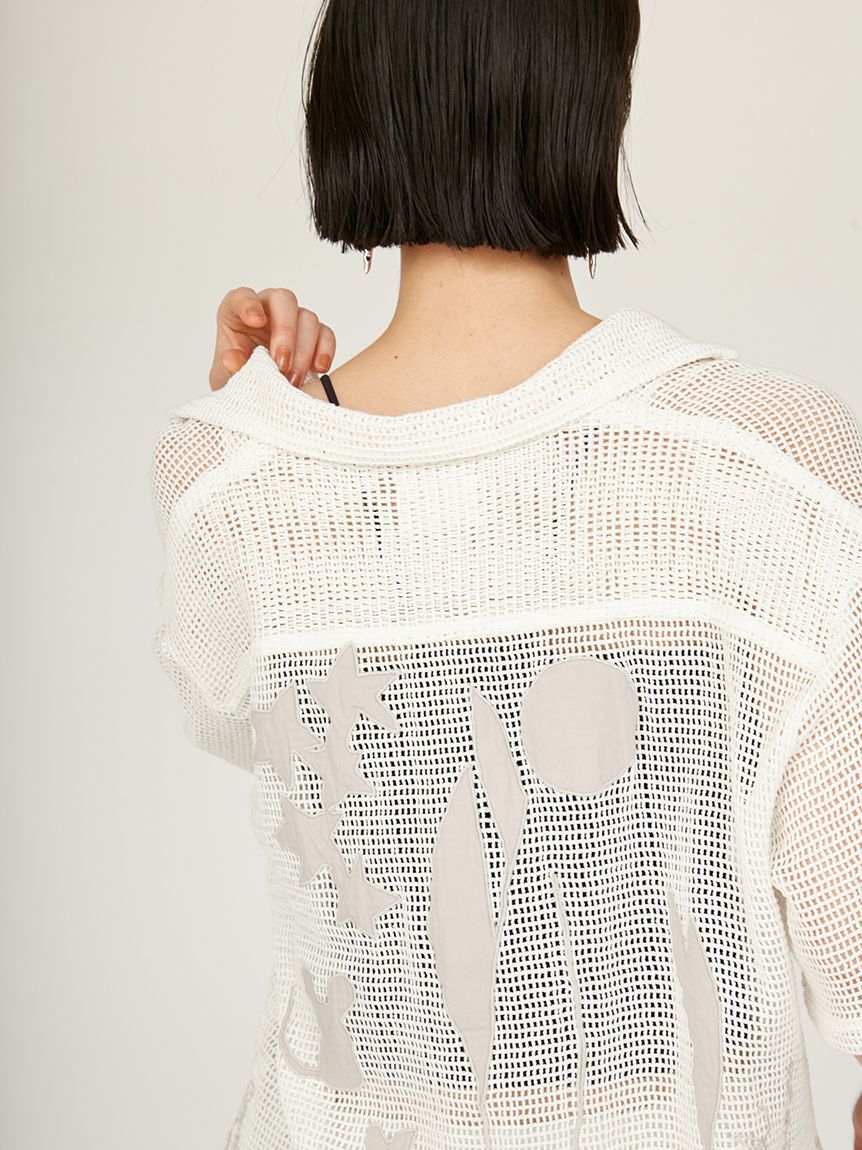 emmi atelier「【emmi&times;Leo Lionni】 メッシュシャツ」|シャツ・ブラウス|