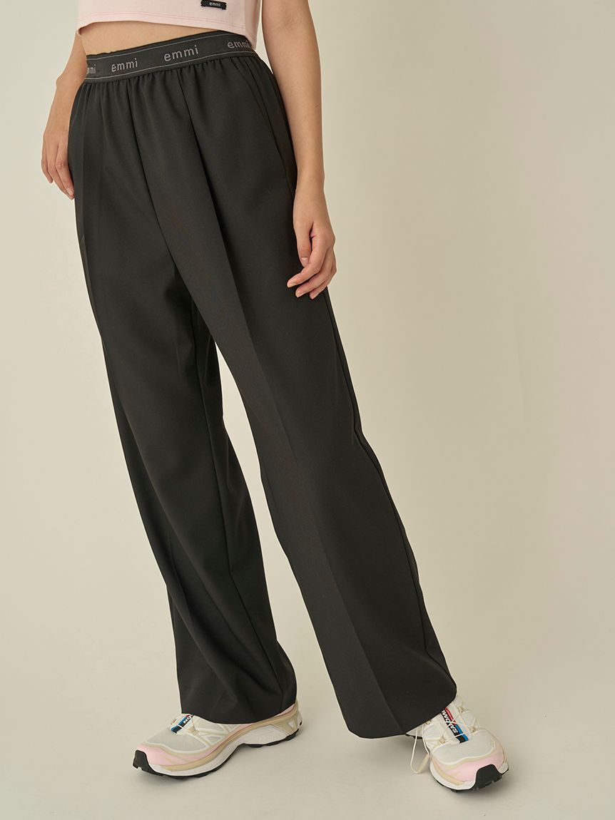 emmi atelier「emmi ジャガードゴムタックパンツ」|チノ|