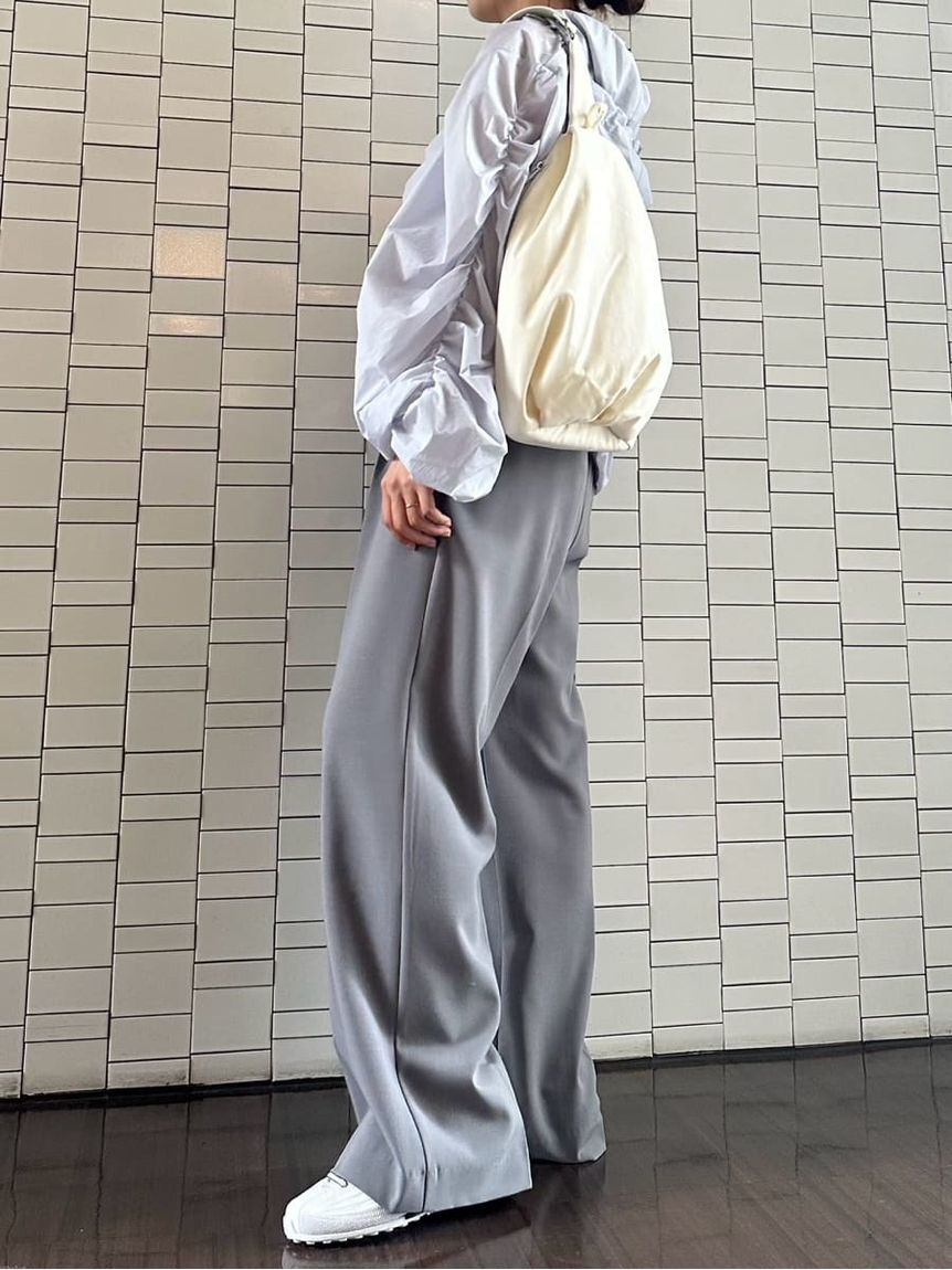 emmi atelier「emmi ジャガードゴムタックパンツ」|チノ|