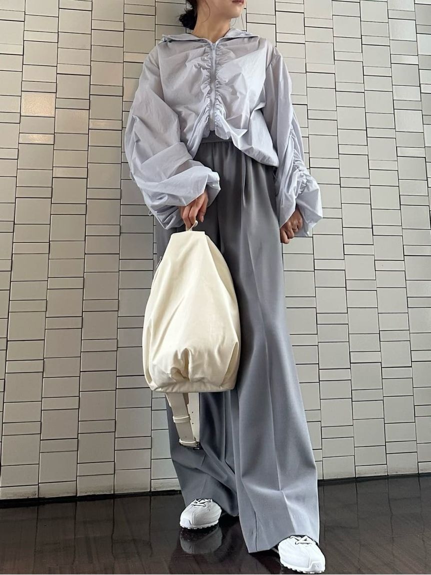 emmi atelier「emmi ジャガードゴムタックパンツ」|チノ|