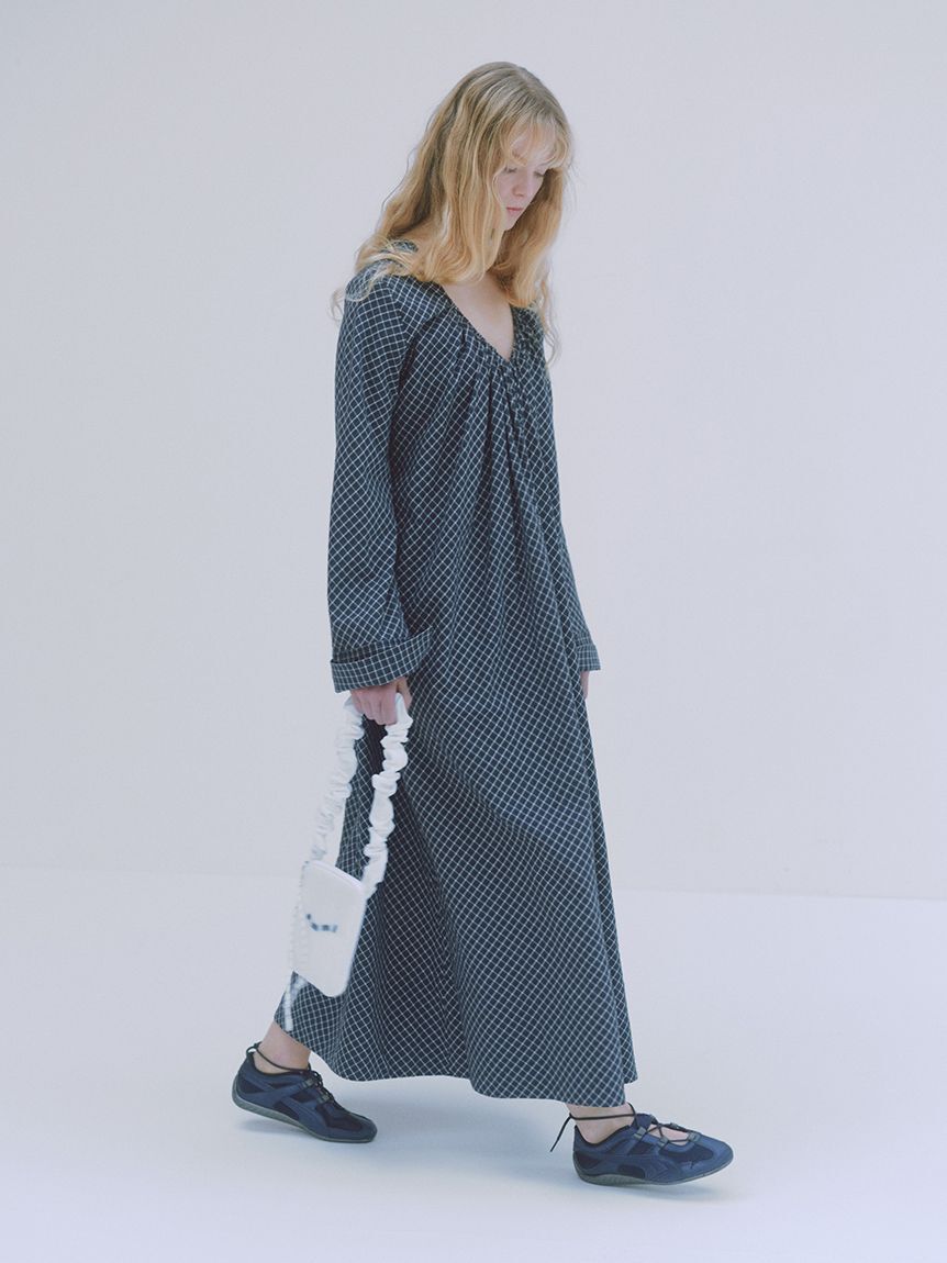 emmi atelier「チェック2wayフレアワンピース【セットアップ対応】」|ワンピース|