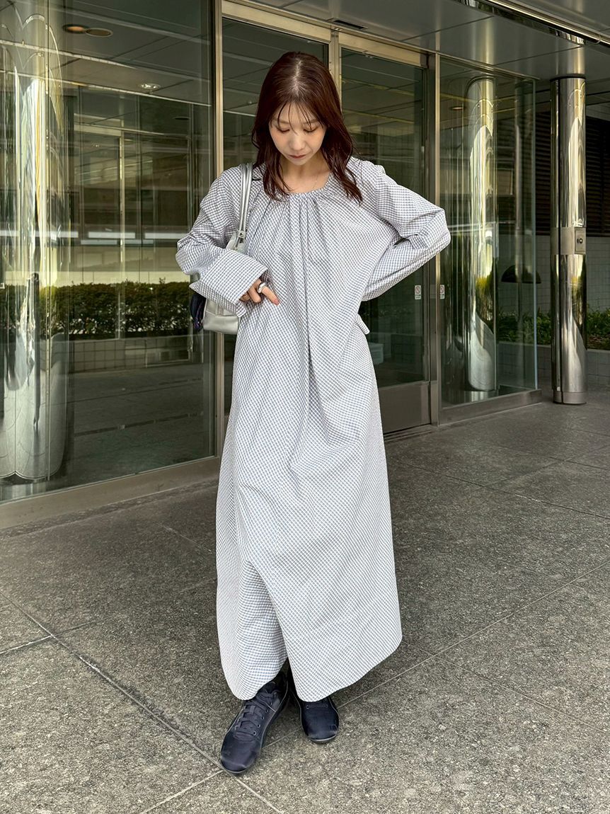 emmi atelier「チェック2wayフレアワンピース【セットアップ対応】」|ワンピース|
