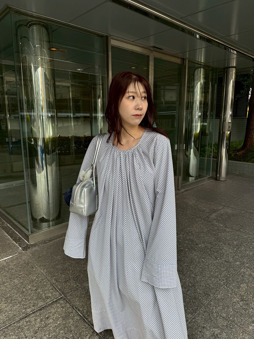 emmi atelier「チェック2wayフレアワンピース【セットアップ対応】」|ワンピース|