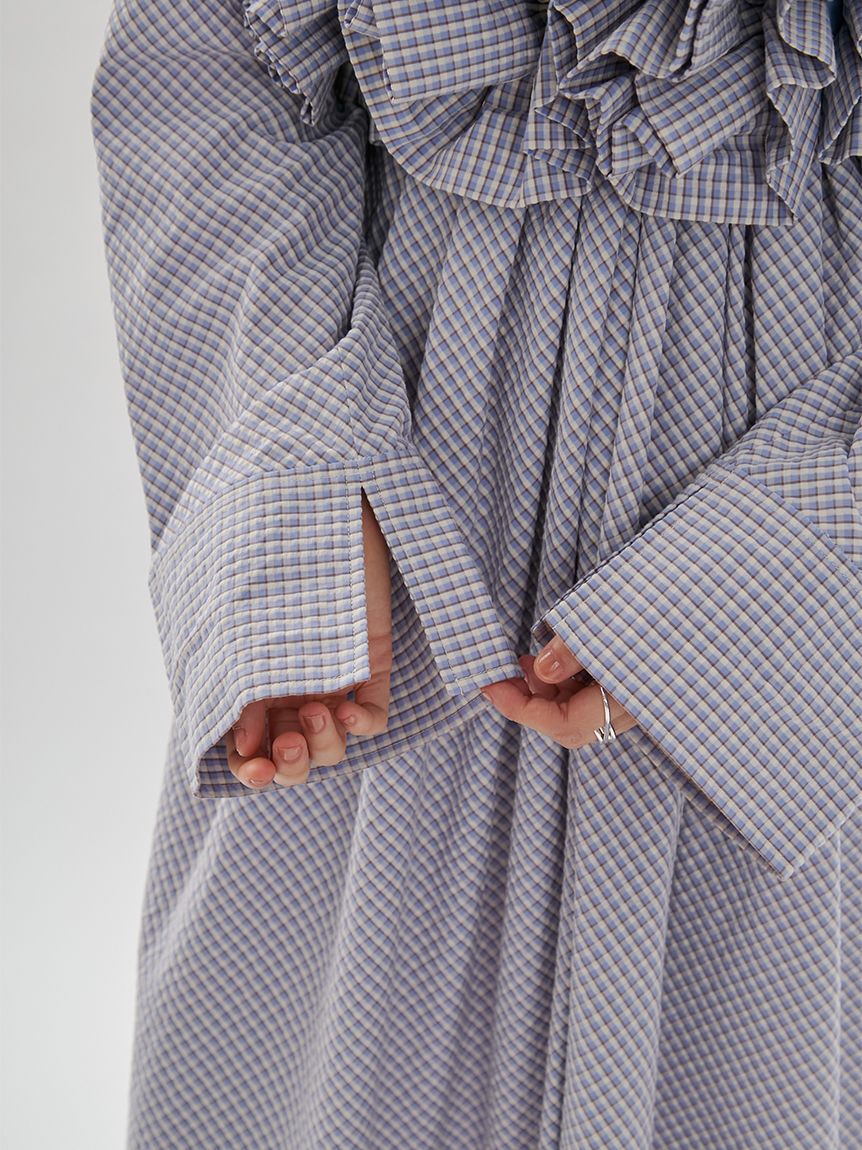 emmi atelier「チェック2wayフレアワンピース【セットアップ対応】」|ワンピース|