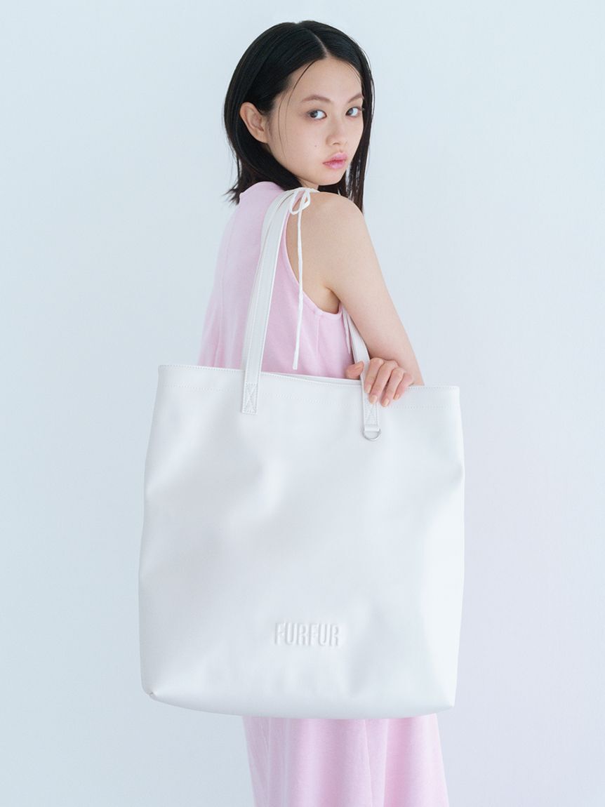 FURFUR「【新色追加】エンボスロゴトートバッグL」|トートバッグ|