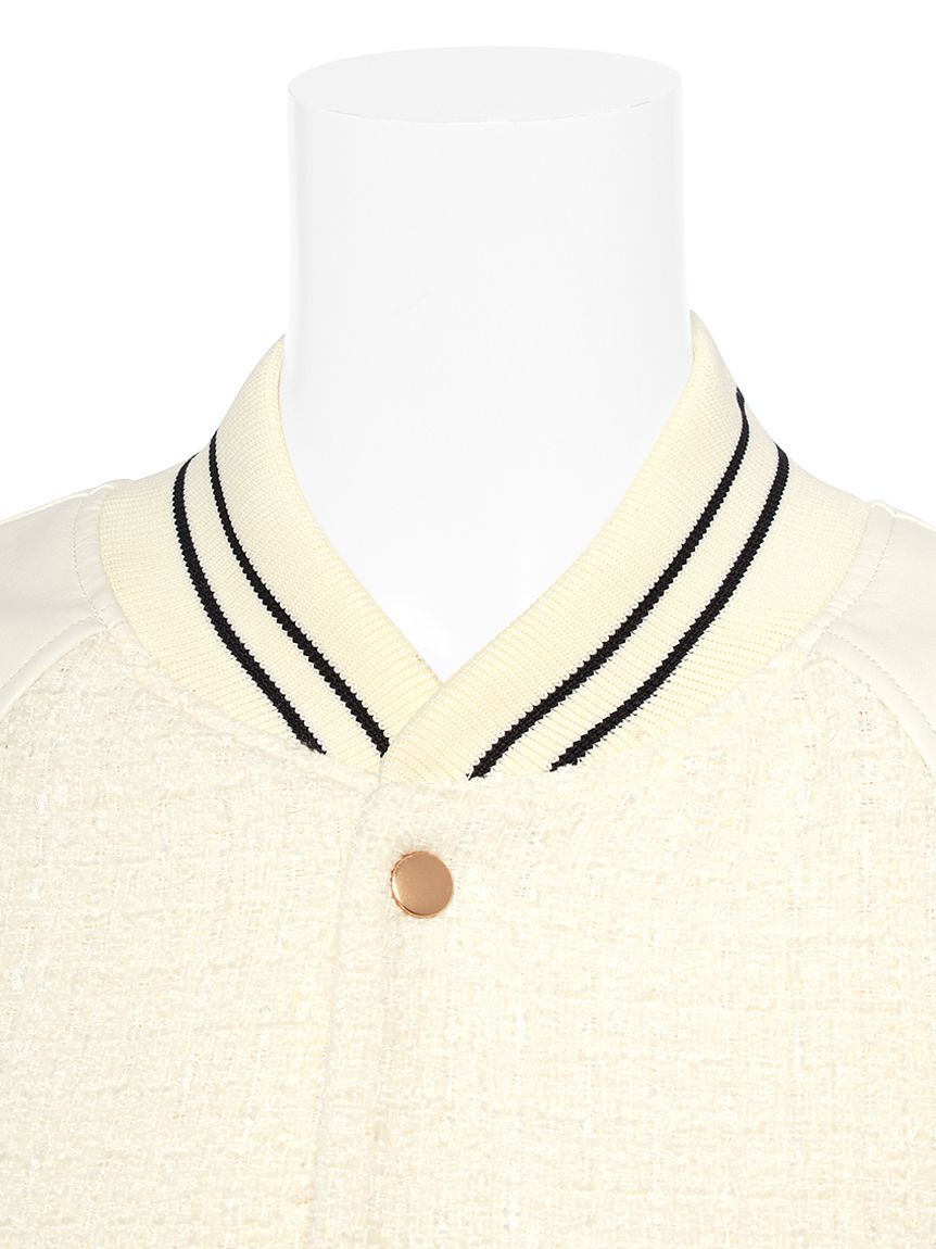 FURFUR「2WAYツイードスタジャン」|ブルゾン・スタジャン|