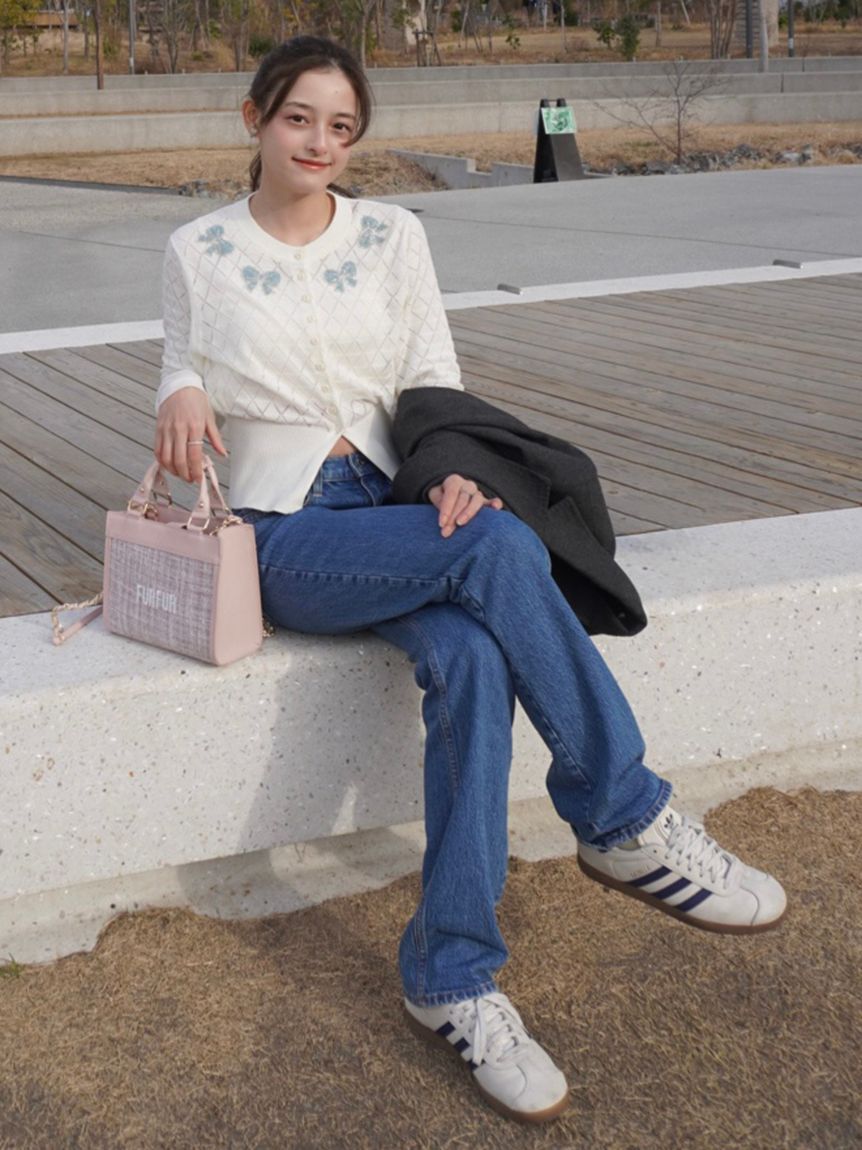 FURFUR「【限定カラー】ツイードロゴトートバッグ」|トートバッグ|