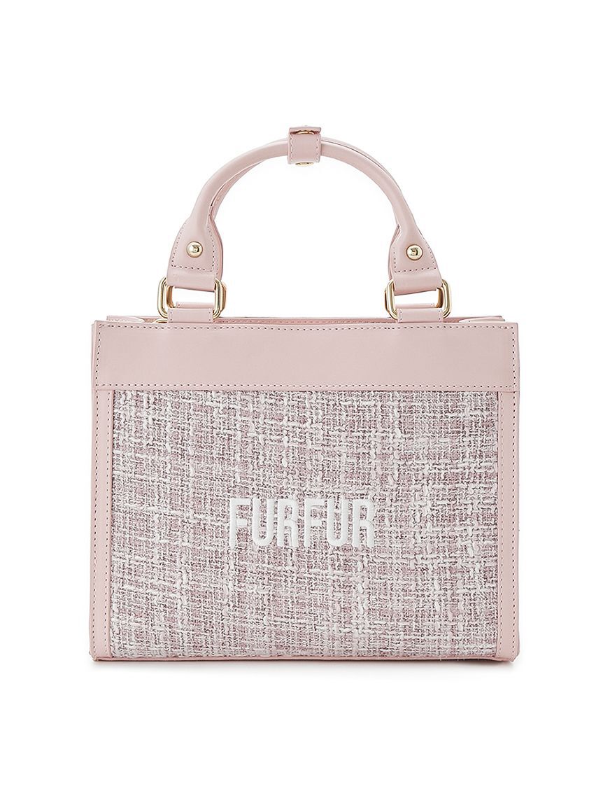 FURFUR「【限定カラー】ツイードロゴトートバッグ」|トートバッグ|
