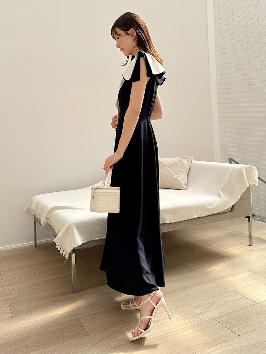 SNIDEL「【00サイズあり】セーラースカーフワンピース」|ワンピース|