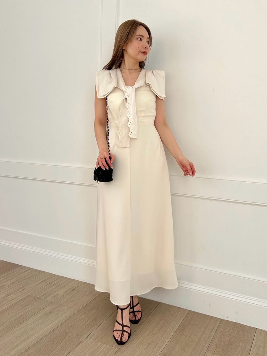 SNIDEL「【00サイズあり】セーラースカーフワンピース」|ワンピース|