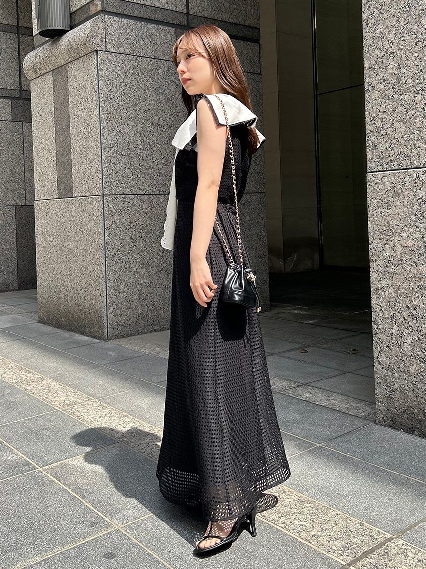 SNIDEL「【00サイズあり】セーラースカーフワンピース」|ワンピース|