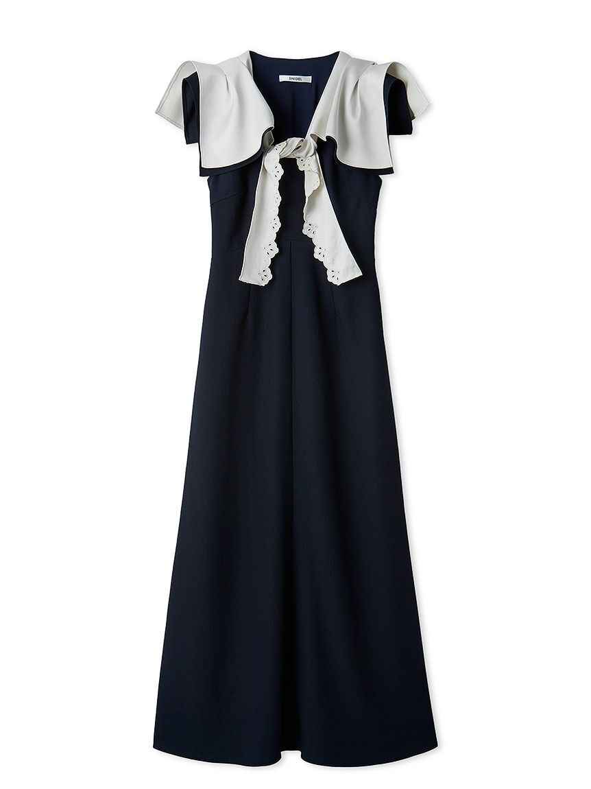 SNIDEL「【00サイズあり】セーラースカーフワンピース」|ワンピース|