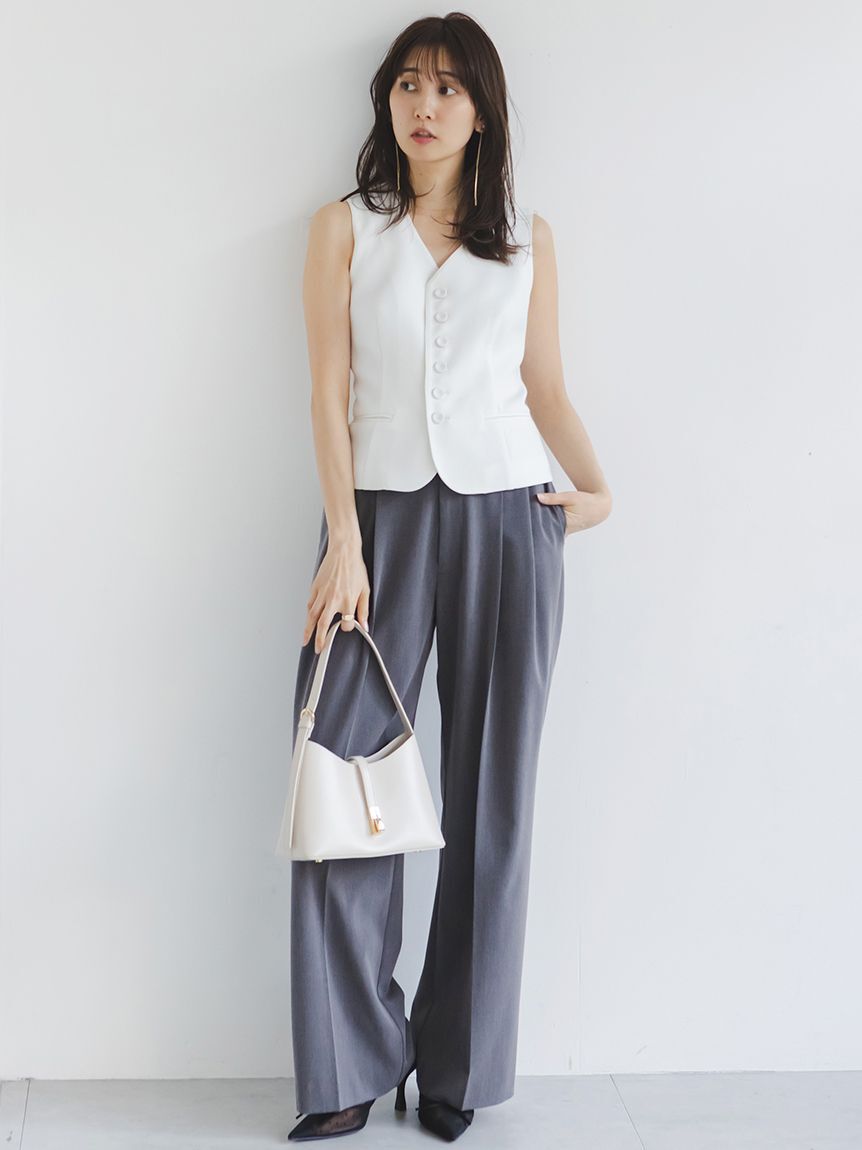 SNIDEL「ワイドロングパンツ」|チノ|