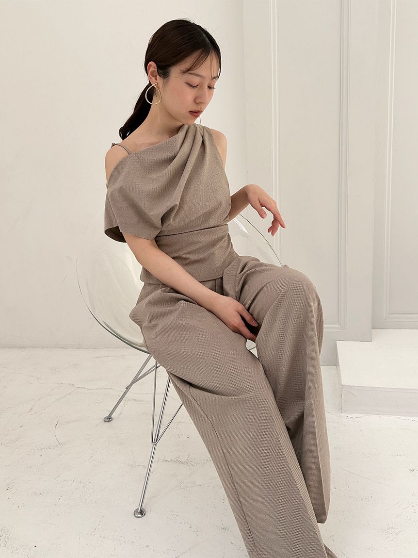 SNIDEL「ワイドロングパンツ」|チノ|