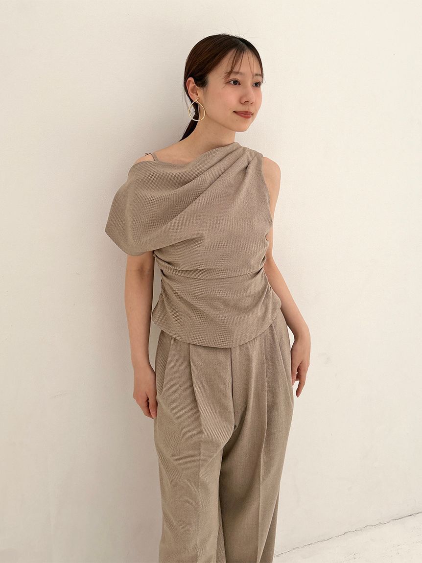 SNIDEL「ワイドロングパンツ」|チノ|