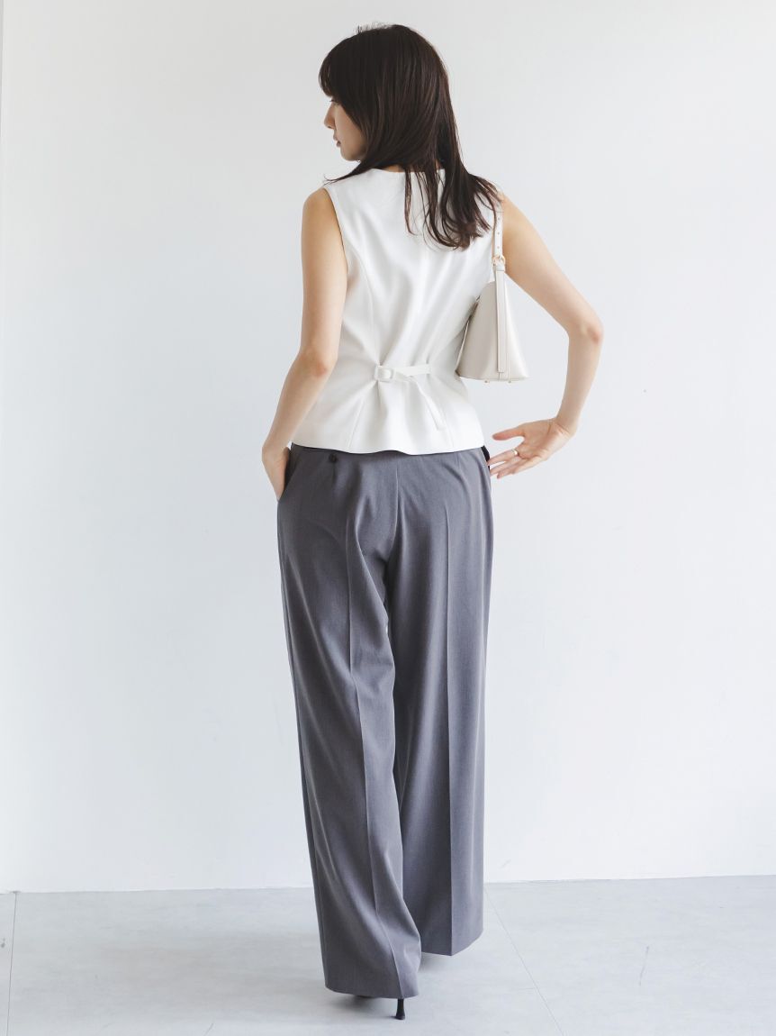 SNIDEL「ワイドロングパンツ」|チノ|