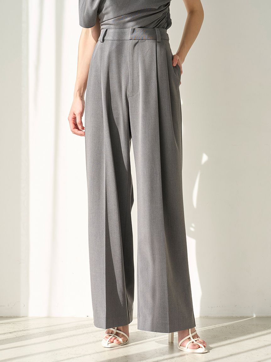 SNIDEL「ワイドロングパンツ」|チノ|