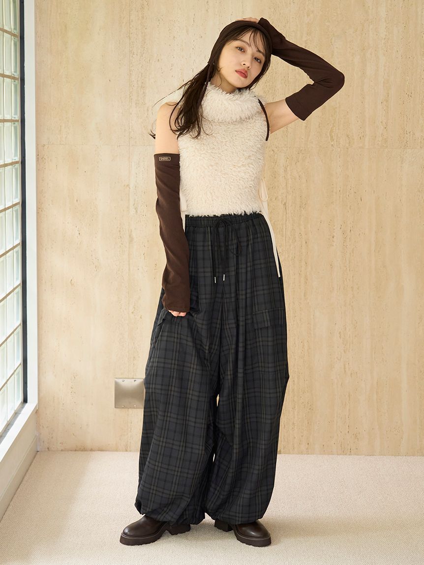 SNIDEL「フェイクファーアメスリニットプルオーバー」|ニット・セーター|