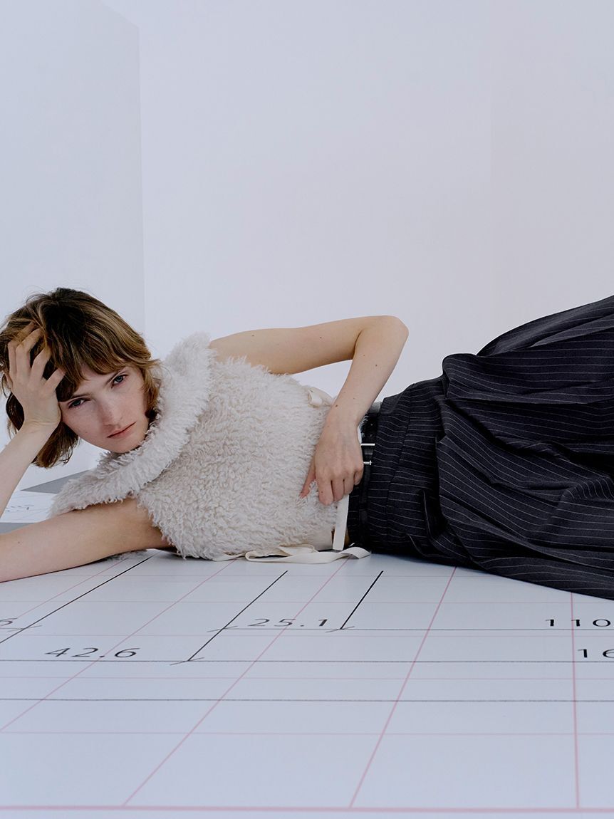 SNIDEL「フェイクファーアメスリニットプルオーバー」|ニット・セーター|