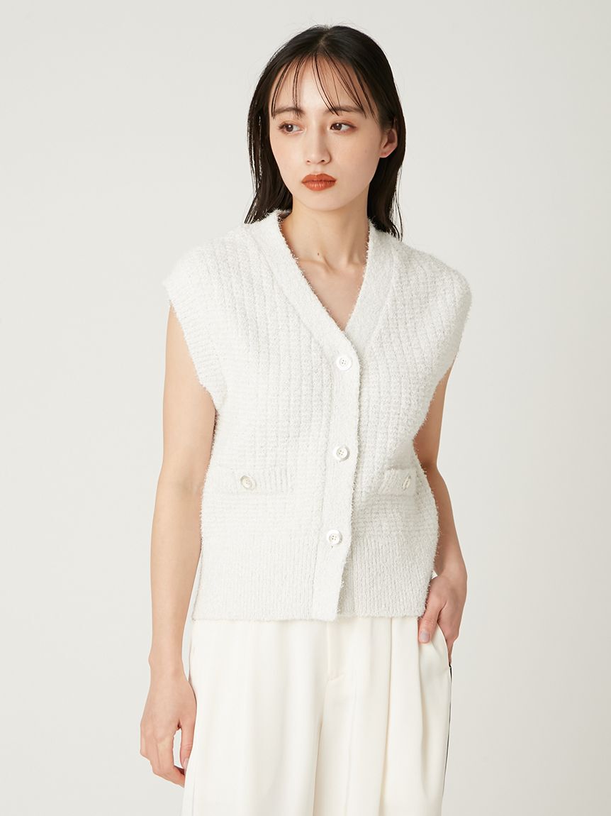 FRAY I.D「サマーツイードニットジレ」|ニット・セーター|