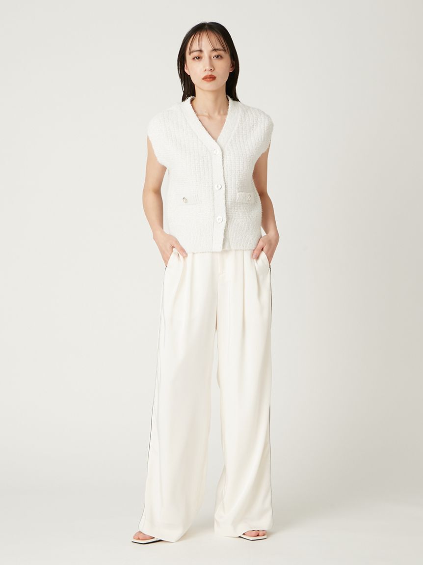 FRAY I.D「サマーツイードニットジレ」|ニット・セーター|