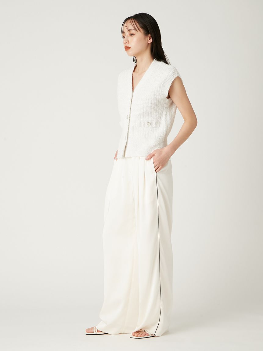 FRAY I.D「サマーツイードニットジレ」|ニット・セーター|