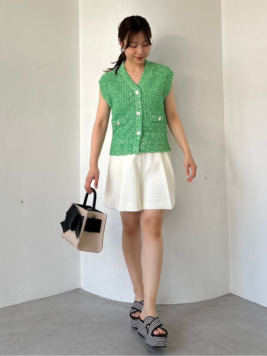 FRAY I.D「サマーツイードニットジレ」|ニット・セーター|