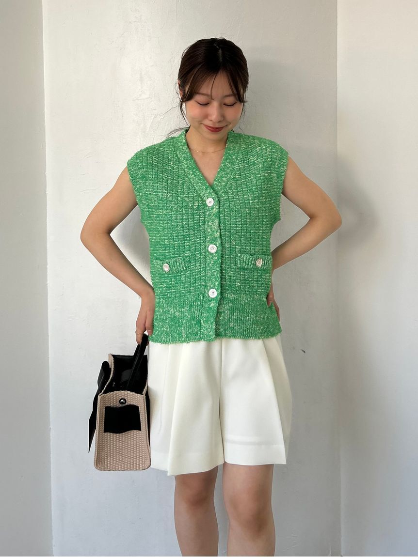 FRAY I.D「サマーツイードニットジレ」|ニット・セーター|