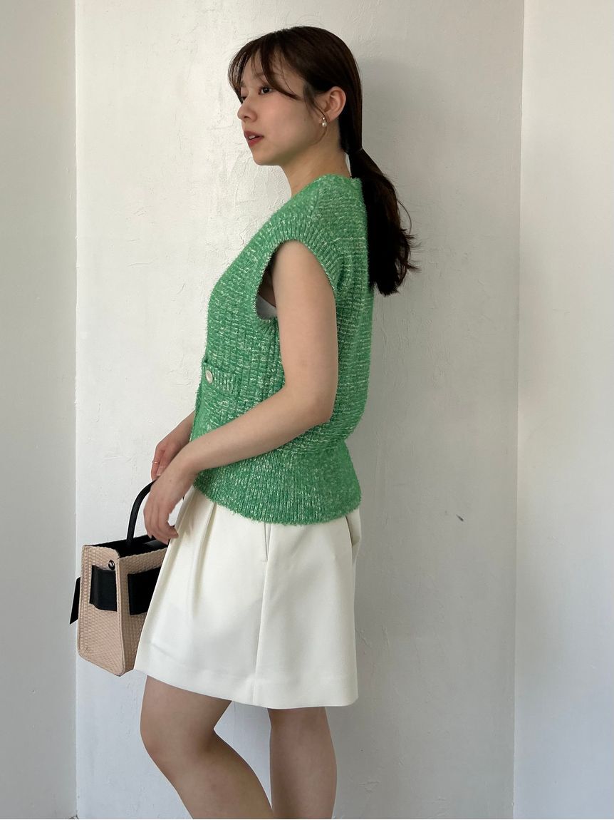 FRAY I.D「サマーツイードニットジレ」|ニット・セーター|