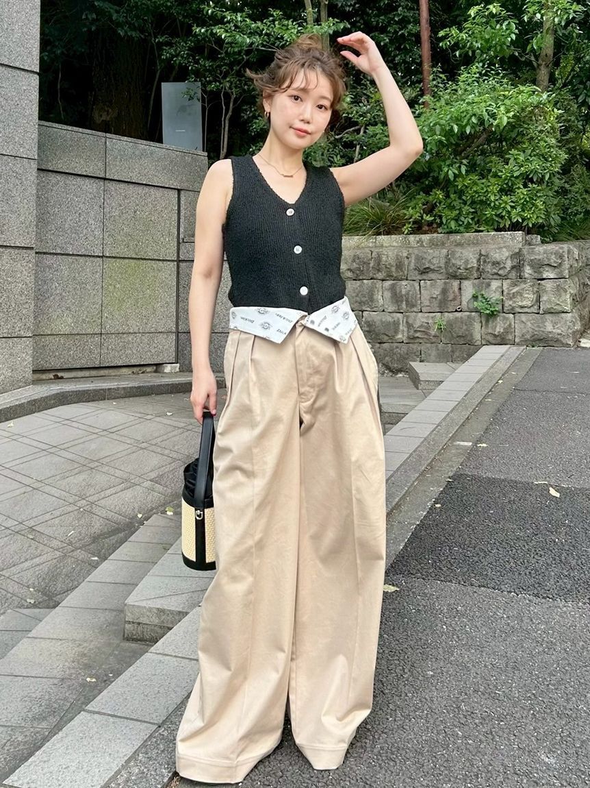 FRAY I.D「サマーツイードニットジレ」|ニット・セーター|