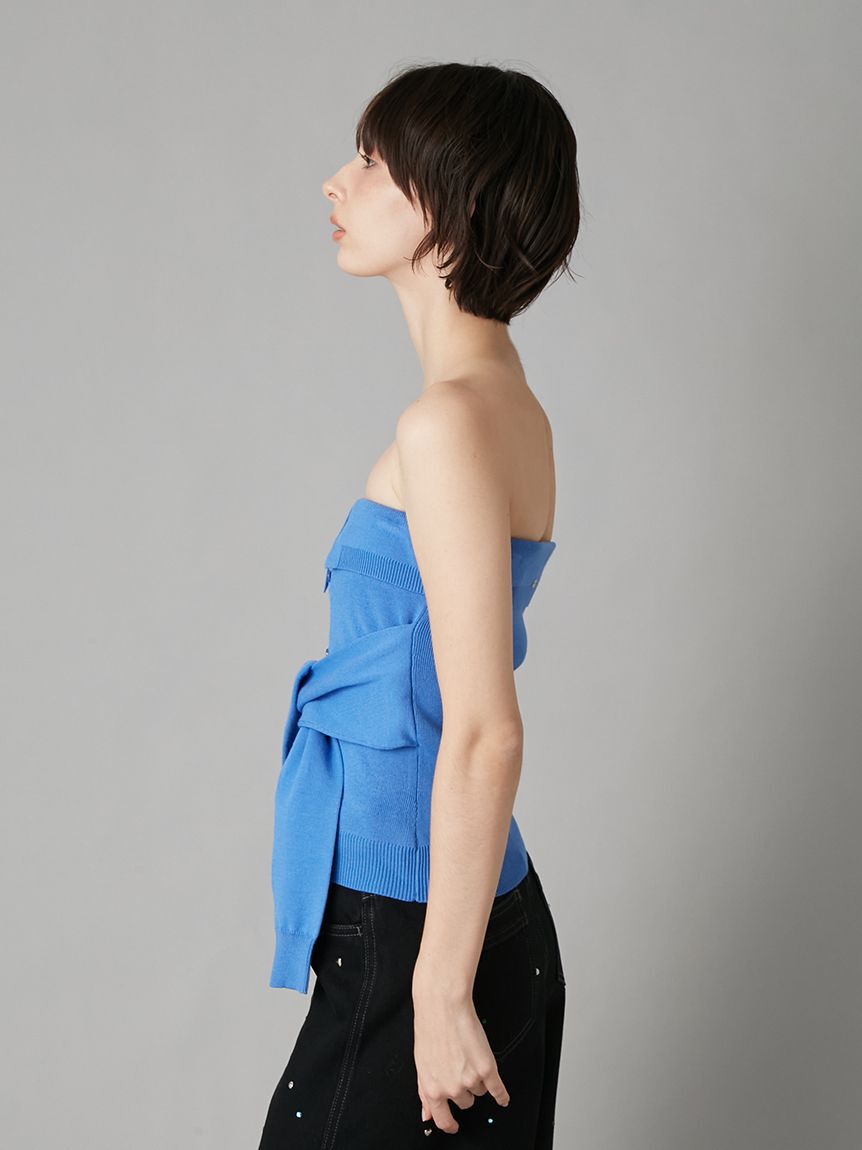 LILY BROWN「レイヤードニットベアトップ」|ニット・セーター|