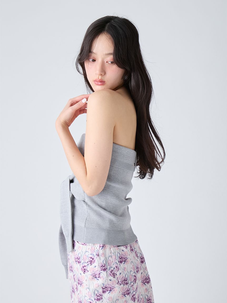 LILY BROWN「レイヤードニットベアトップ」|ニット・セーター|