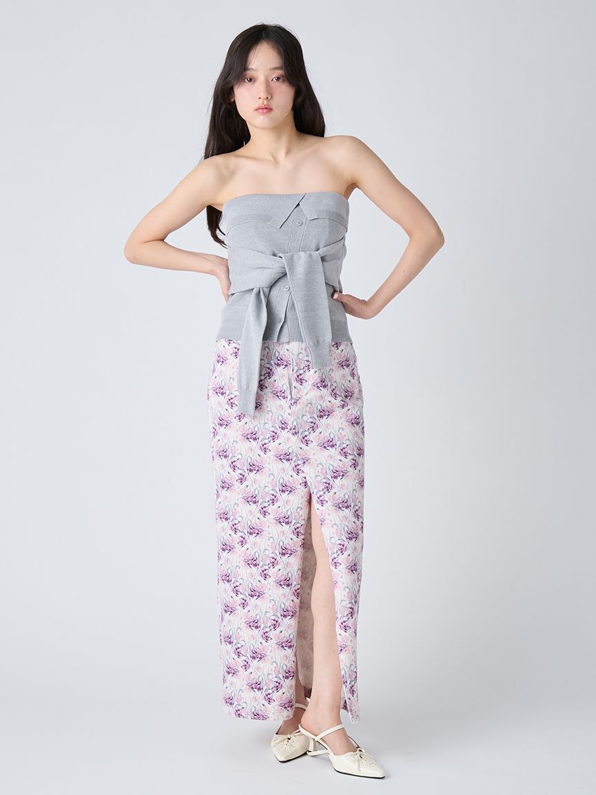 LILY BROWN「レイヤードニットベアトップ」|ニット・セーター|