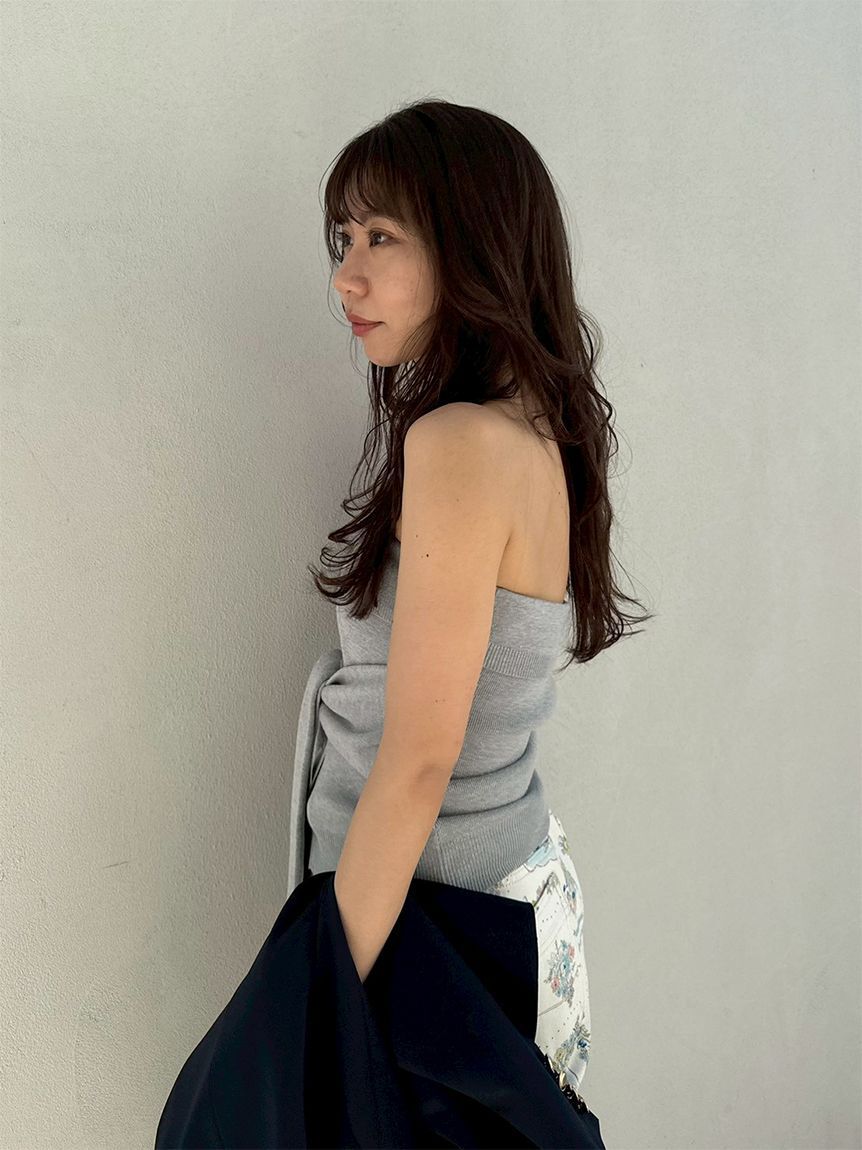 LILY BROWN「レイヤードニットベアトップ」|ニット・セーター|