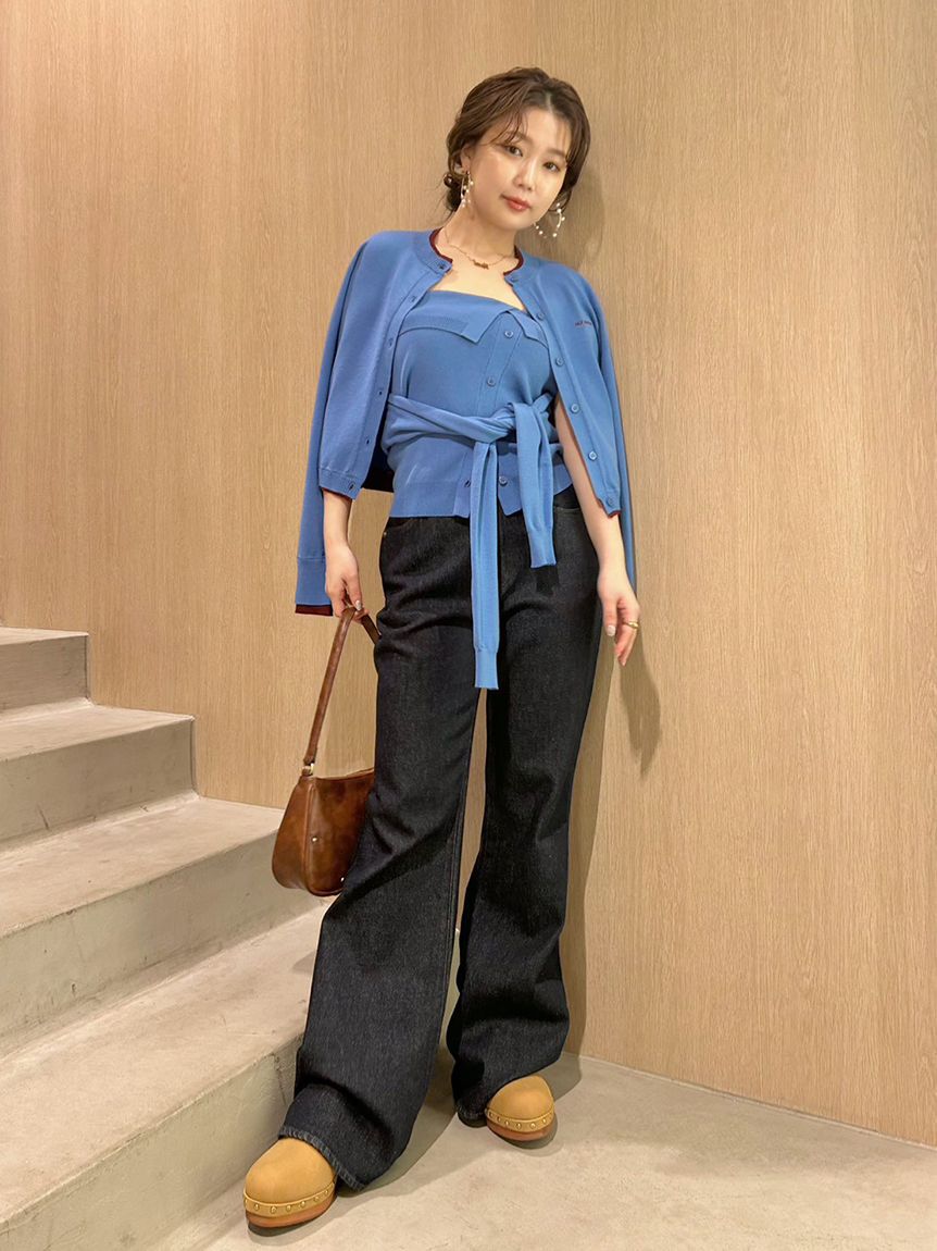 LILY BROWN「レイヤードニットベアトップ」|ニット・セーター|